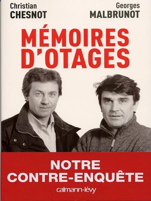 cover image of Mémoires d'otages